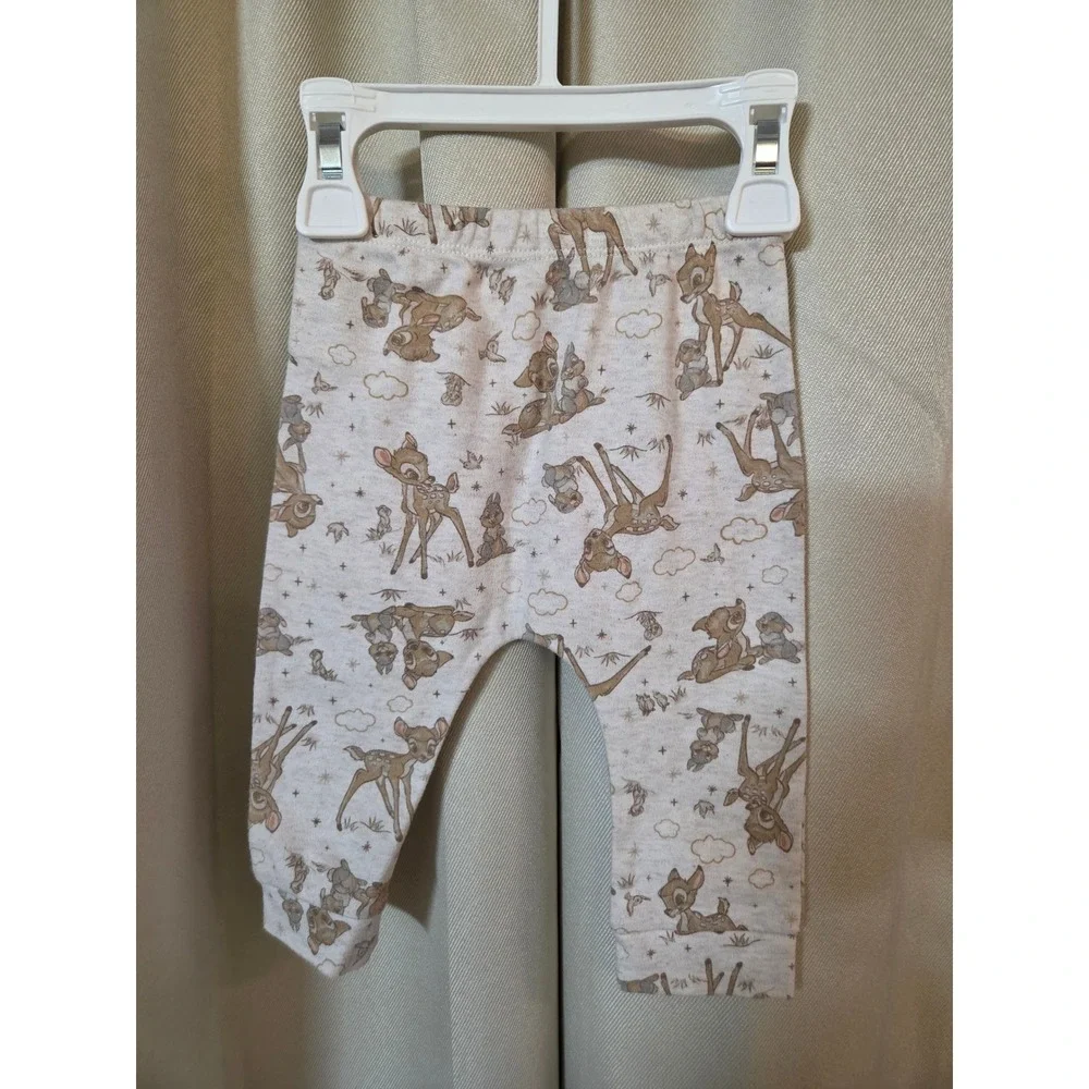 Disney Bambi and Thumper Bodysuit and Pants Set Oatmeal Heather Kids